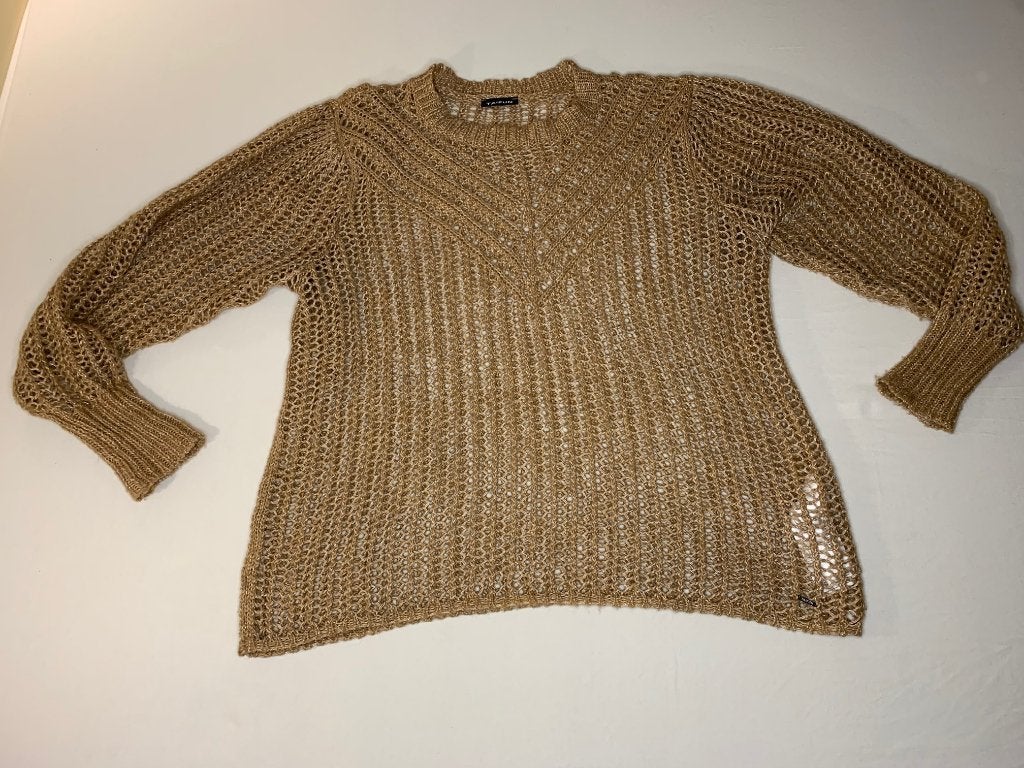 TAIFUN bruin met "gouden" trui 40 in ~~nieuw~~ staat, Kleding | Dames, Truien en Vesten, Verzenden, Zo goed als nieuw, Maat 38/40 (M)