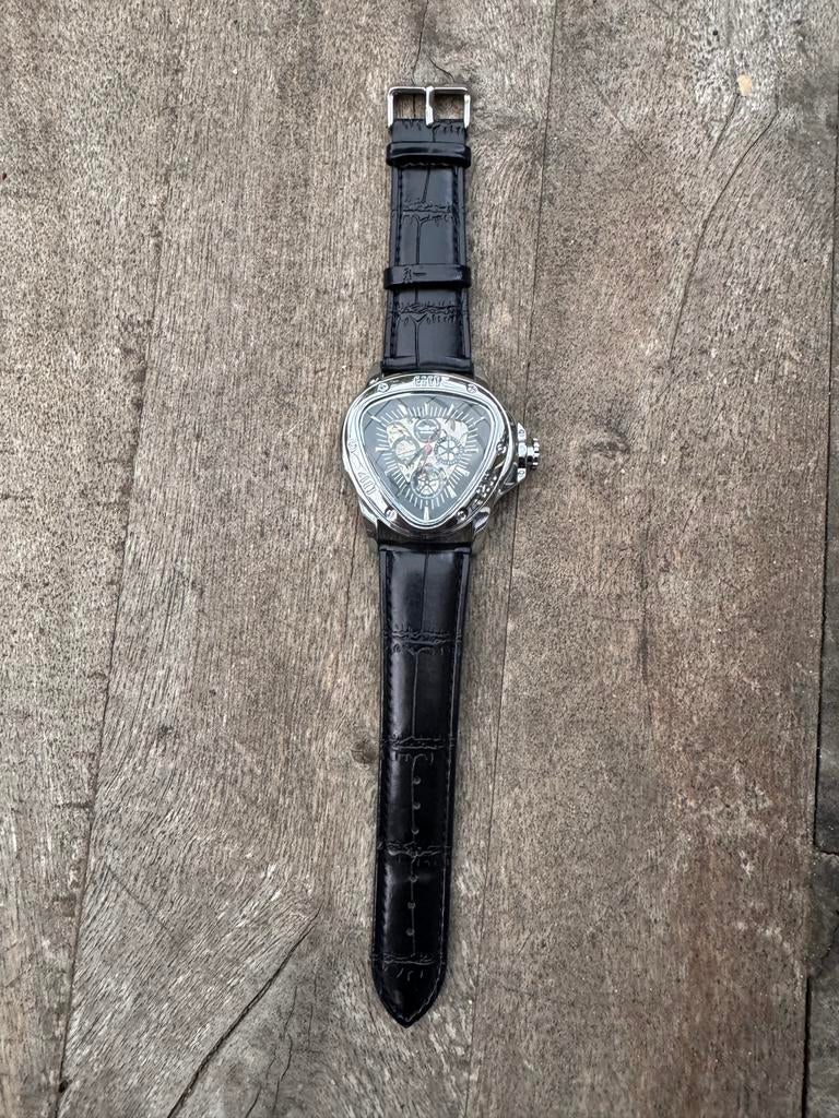 Nieuw Automatisch Horloge - Stijlvol & Modern, Overige merken, Leer, Staal, Polshorloge