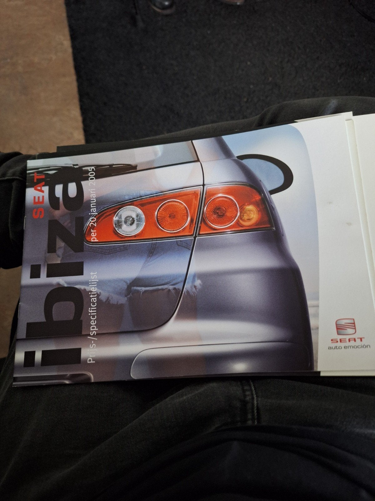 verkoopfolder +prijslijst seat Ibiza en Leon 2005, Ophalen of Verzenden, Zo goed als nieuw, Overige merken