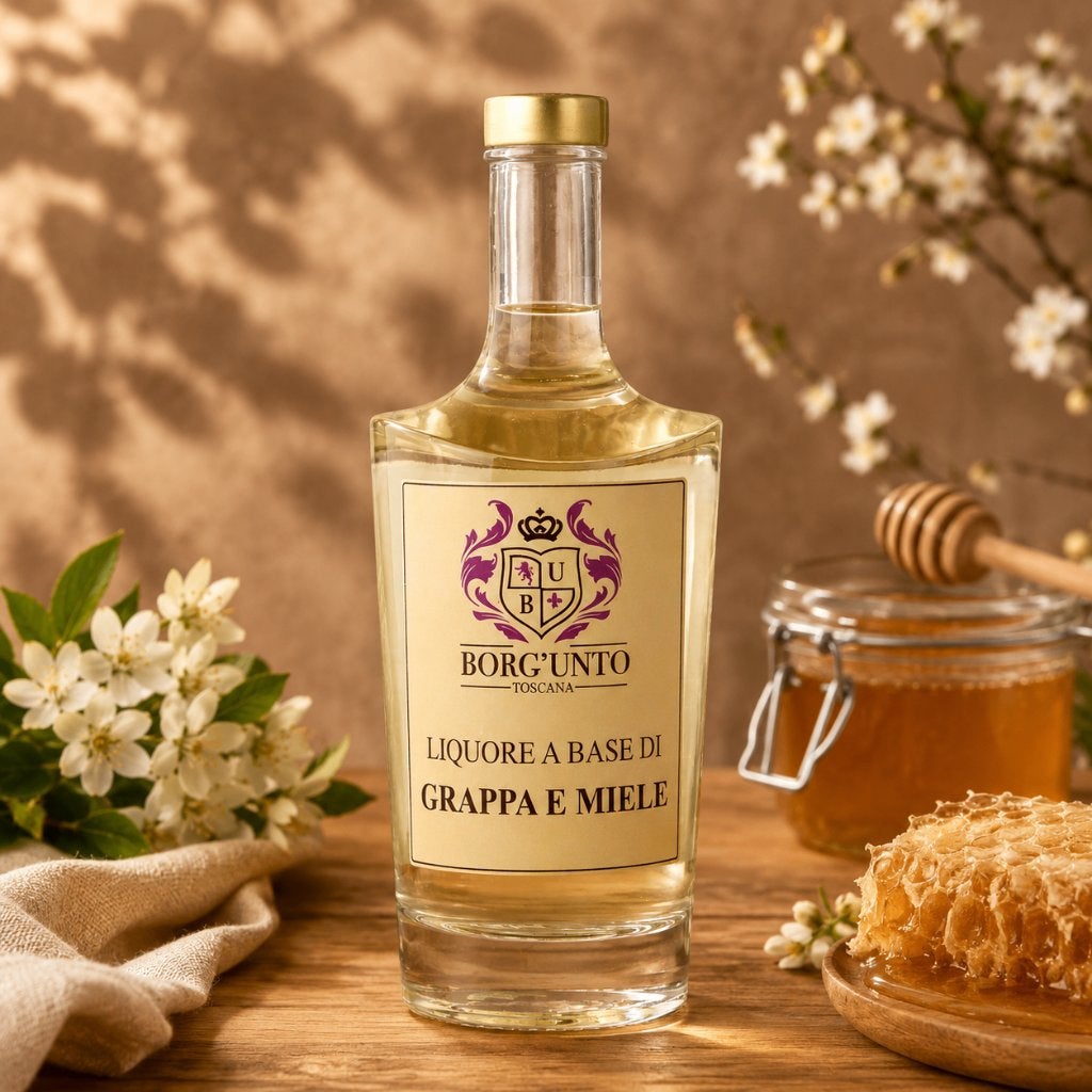 Borgunto Italiaanse ambachtelijke honinggrappa (500 ml), Diversen, Ophalen of Verzenden