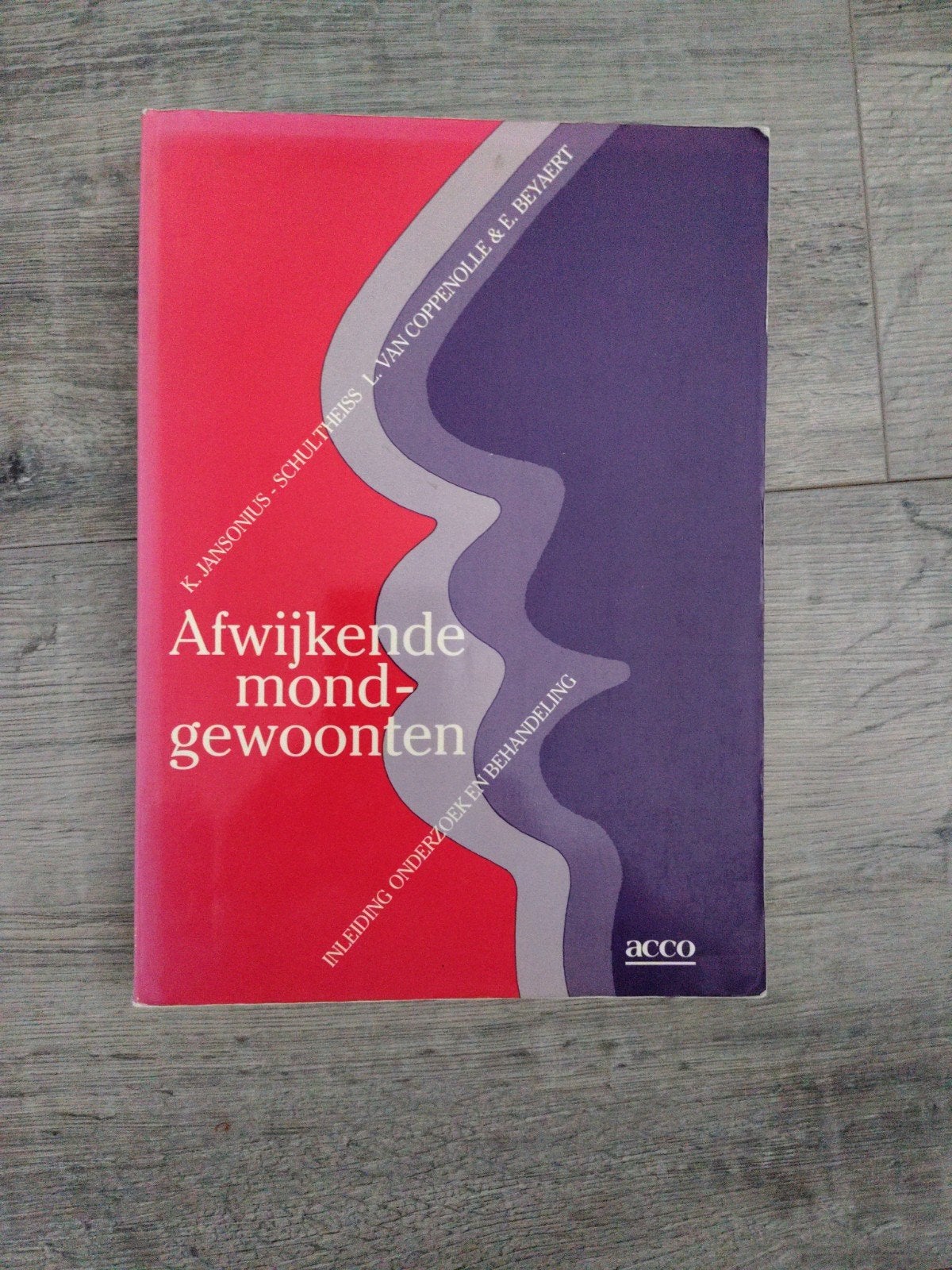 Afwijkende mondgewoonten. Inleiding onderzoek en behandelin, Gelezen, K. Jansonius, L. Schultheiss, L. van Coppenolle & E. Beyaert