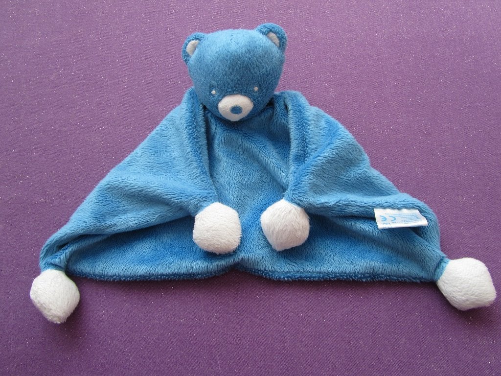 NESTLE Knuffeldoekje BEER. BLAUW **Nieuw**, Overige merken, Beer, Blauw, Nieuw