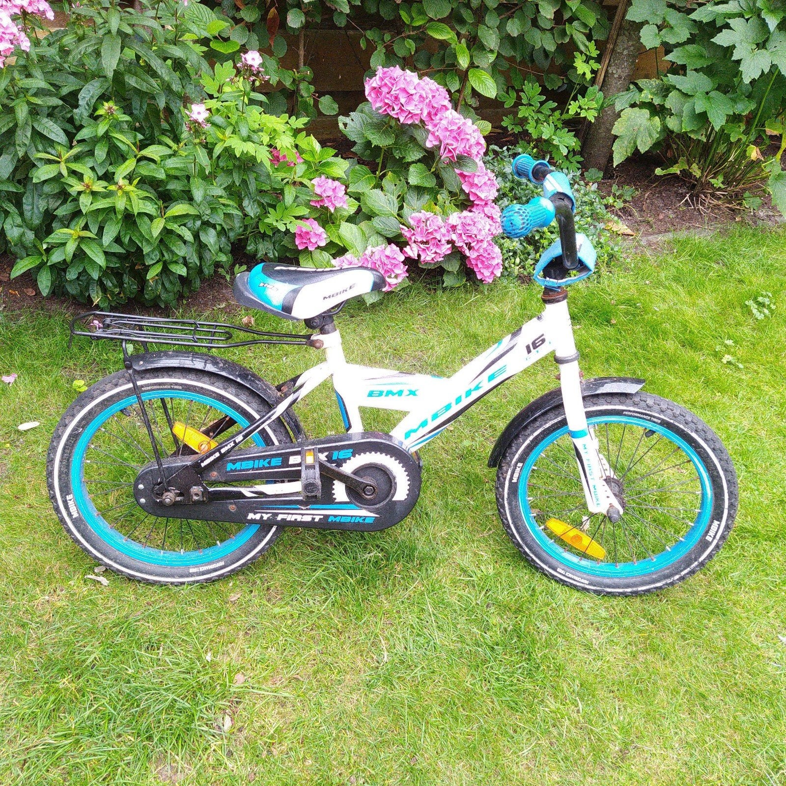 16 inch bmx mbike, Fietsen en Brommers, Fietsen | Crossfietsen en BMX, Ophalen, Gebruikt, Staal, 16 tot 20 inch