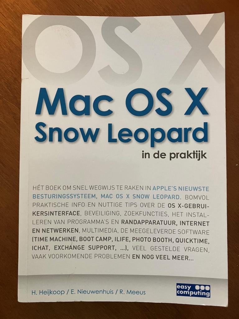 Mac OS X Snow Leopard in de praktijk (prijs incl. verzend), Gelezen, Verzenden, Heijkoop, Nieuwenhuis, Internet of Webdesign