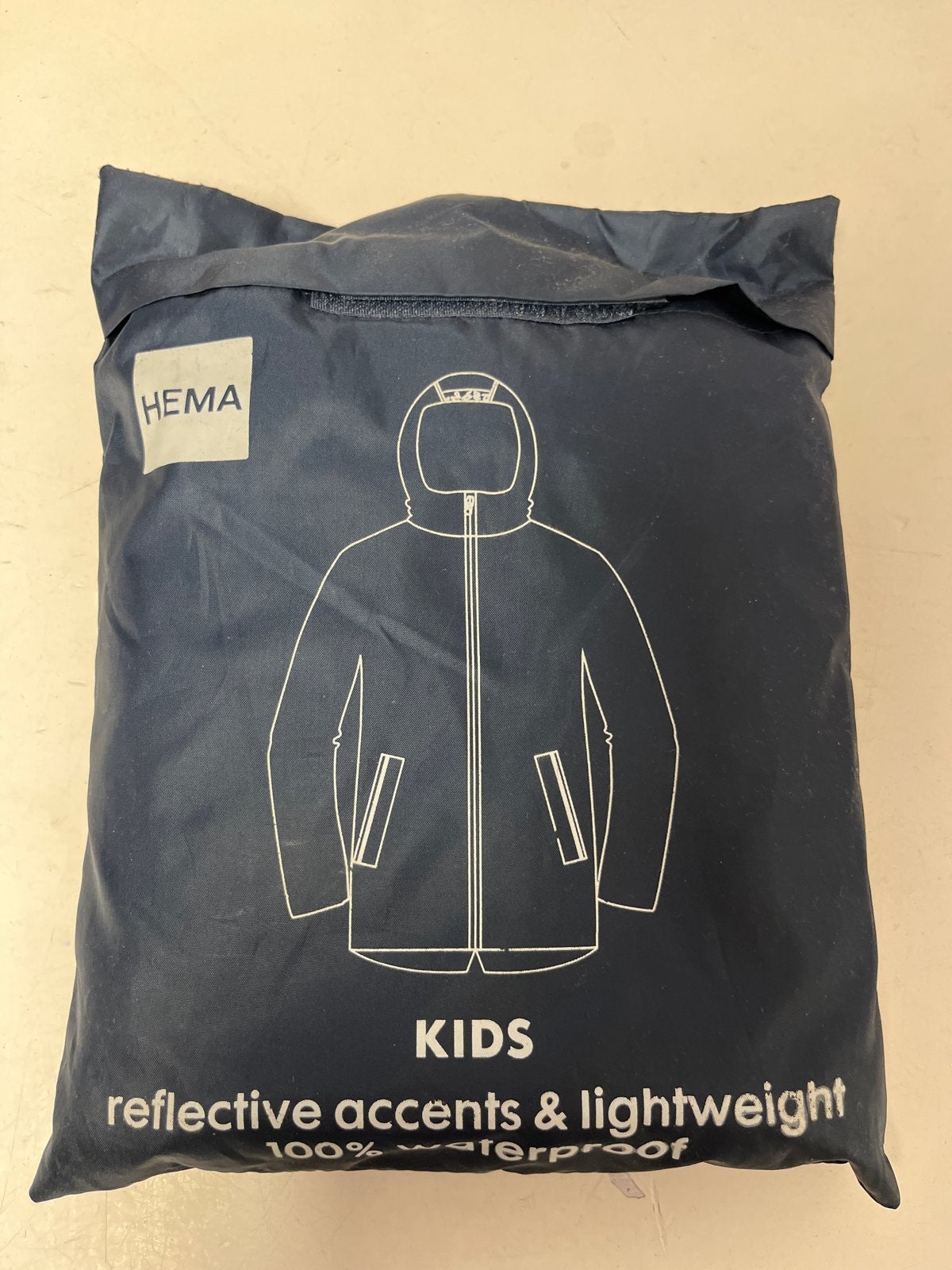 Regenjas - Nieuw kindermaat Reflecterend & Lichtgewicht, Ophalen, Nieuw, Jongen of Meisje