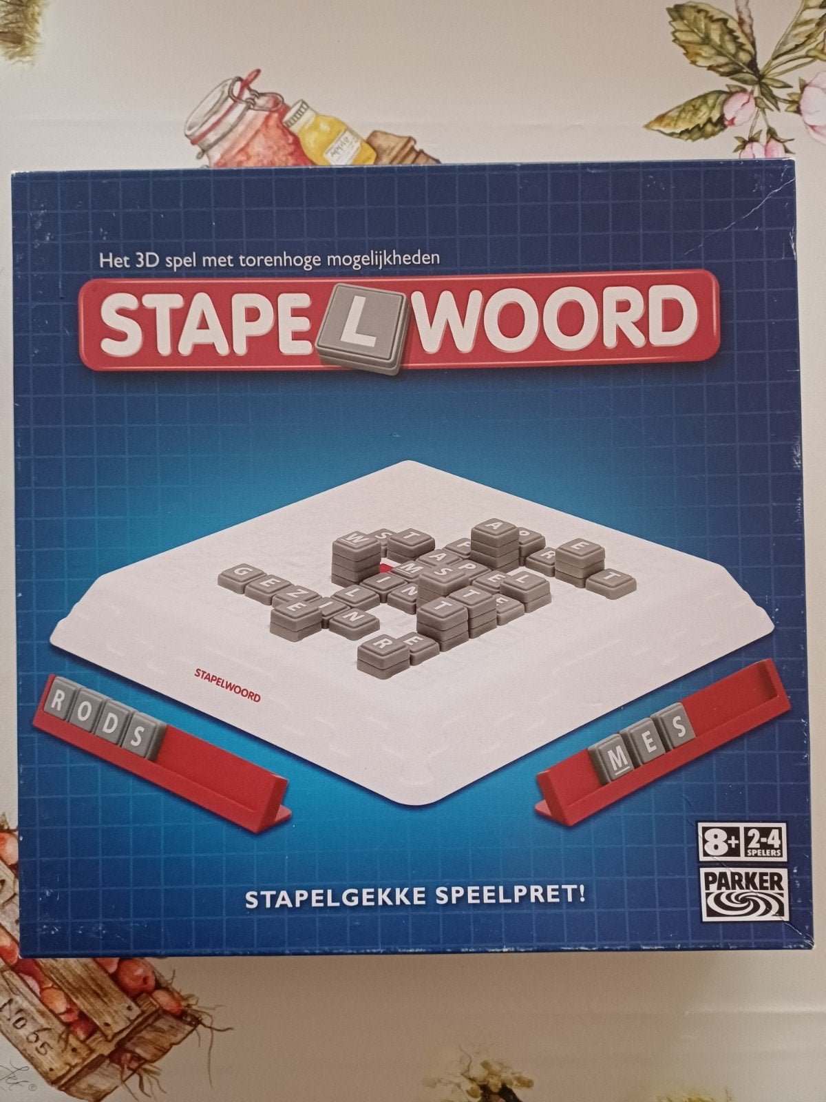 Stapelwoord: Het 3D Stapelgekke Woordspel, Hobby en Vrije tijd, Drie of vier spelers, Ophalen of Verzenden, Zo goed als nieuw