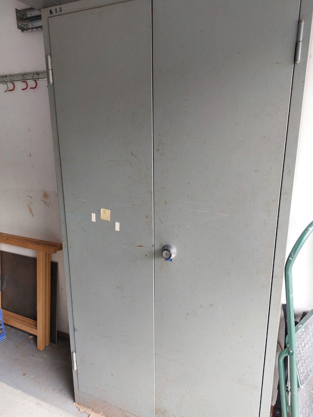 Hxbxd 195x100x40cm.Metalen werkkast werkplaats opbergkast, Huis en Inrichting, Ophalen, Gebruikt, 50 tot 100 cm, 150 tot 200 cm