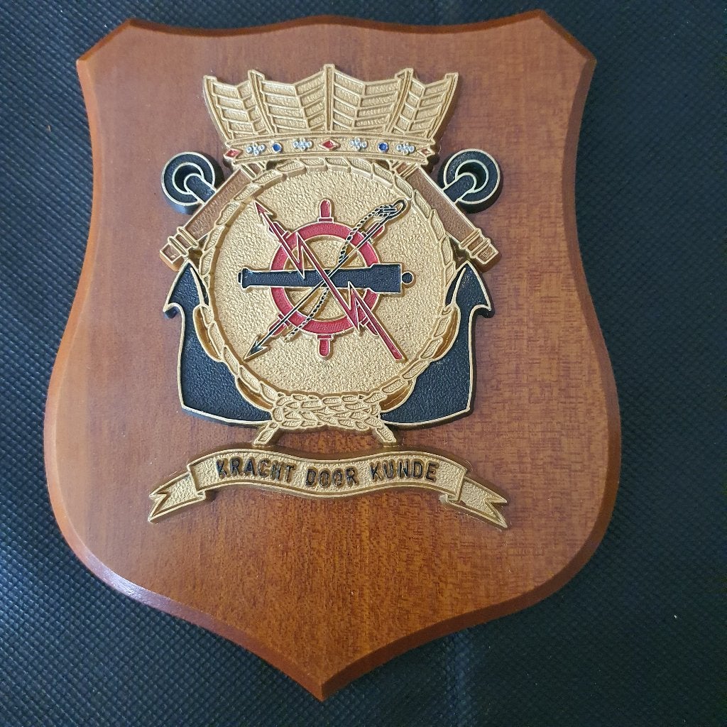 Wapenschildje OPSCHOOL, Verzenden, Marine, Nederland, Embleem of Badge