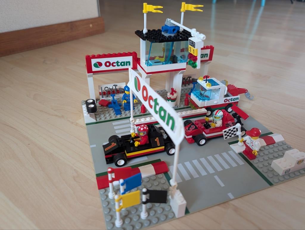 Lego 6337 Octan Racing Team - Niet compleet, Kinderen en Baby's, Speelgoed | Duplo en Lego, Inclusief minifiguren, Gebruikt, Overige thema's
