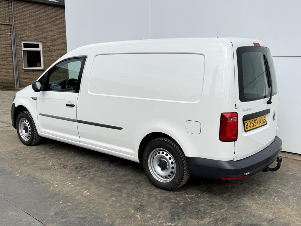 Volkswagen E-Caddy 37kWh 113PK L2 Elektrisch Caddy ABT Maxi, Auto's, Bestelauto's, Stof, Gebruikt, Zwart, 1776 kg