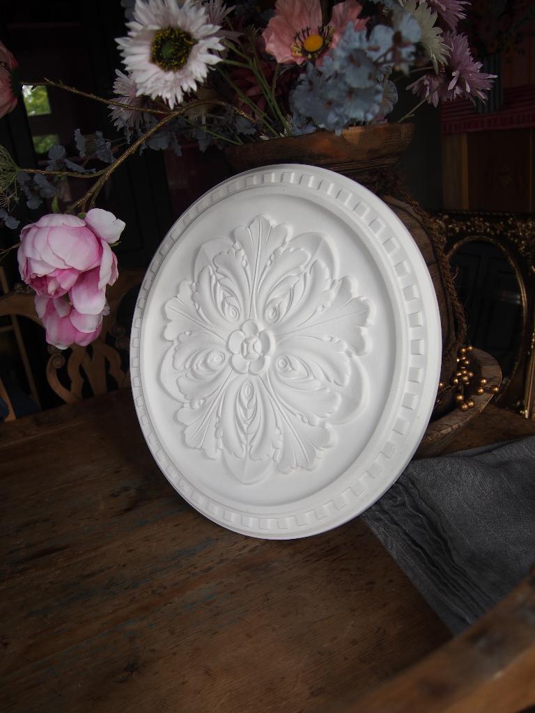 Rozet/Plafond ornament, Huis en Inrichting, Ophalen of Verzenden, Gebruikt