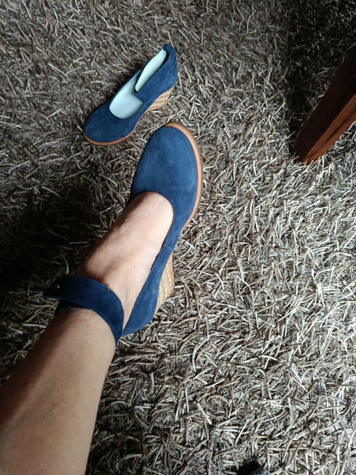 Wolky Comfortabele en  blauwe suède ballerina's maat 38, Kleding | Dames, Schoenen, Ophalen of Verzenden, Zo goed als nieuw, Blauw