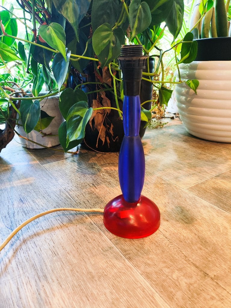 Vintage IKEA Dess Tafellamp – Memphis-stijl, Ophalen of Verzenden, Zo goed als nieuw, Kunststof