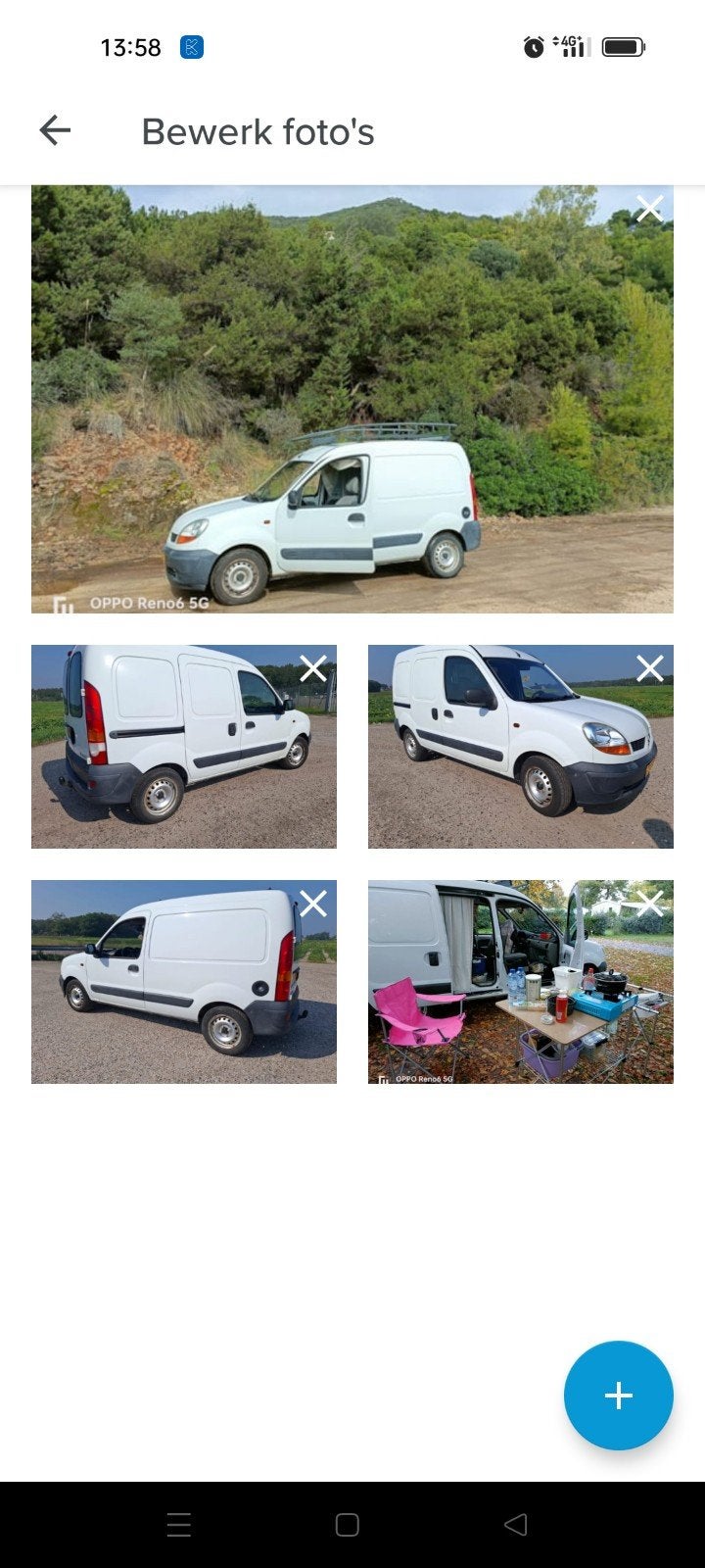 Renault Kangoo 1.5 DCI 55 Euro 2000 2004, Voorwielaandrijving, Stof, 4 cilinders, Renault