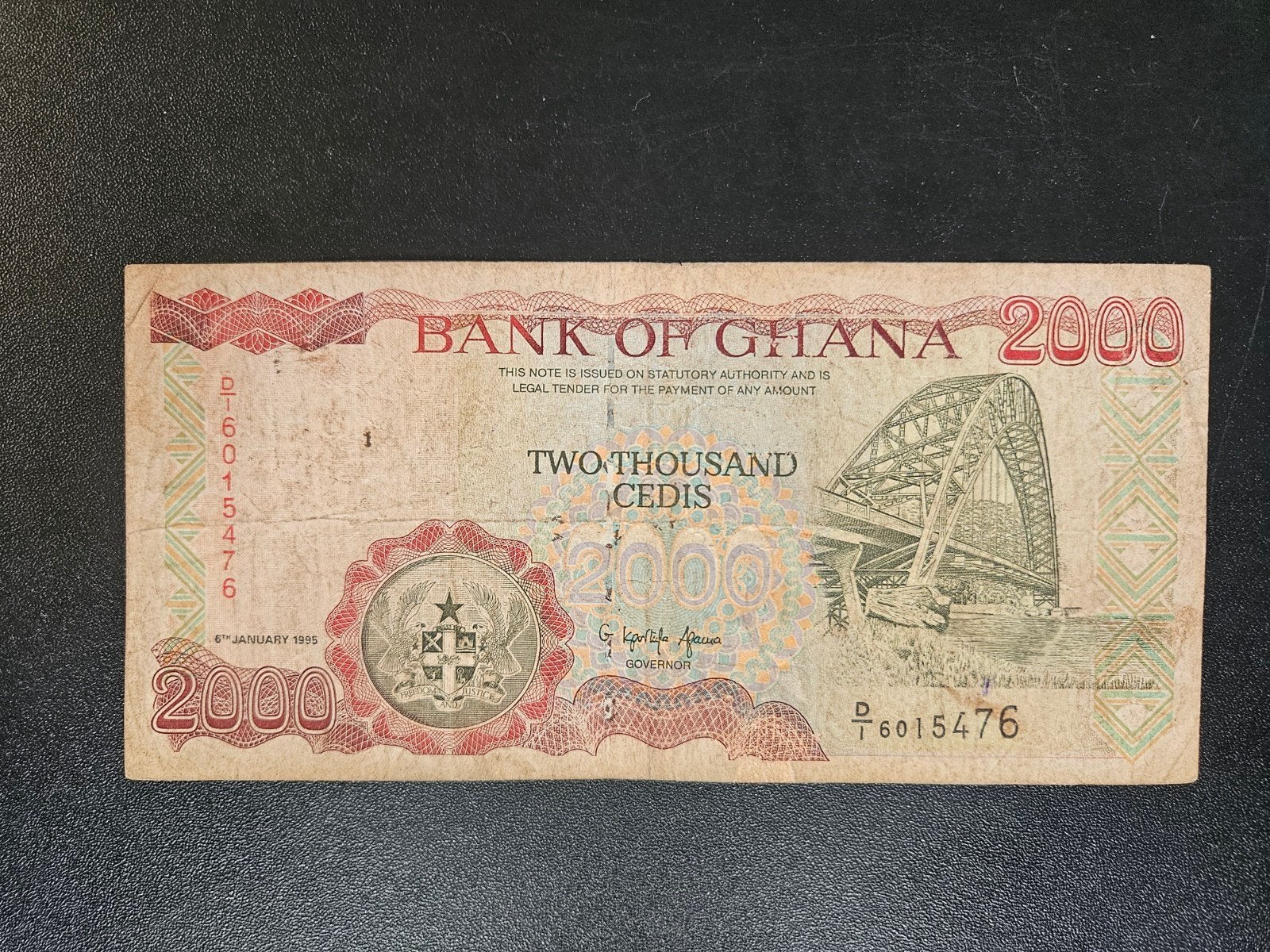 Ghana pick 30b 1995, Postzegels en Munten, Bankbiljetten | Afrika, Ophalen of Verzenden, Overige landen, Los biljet