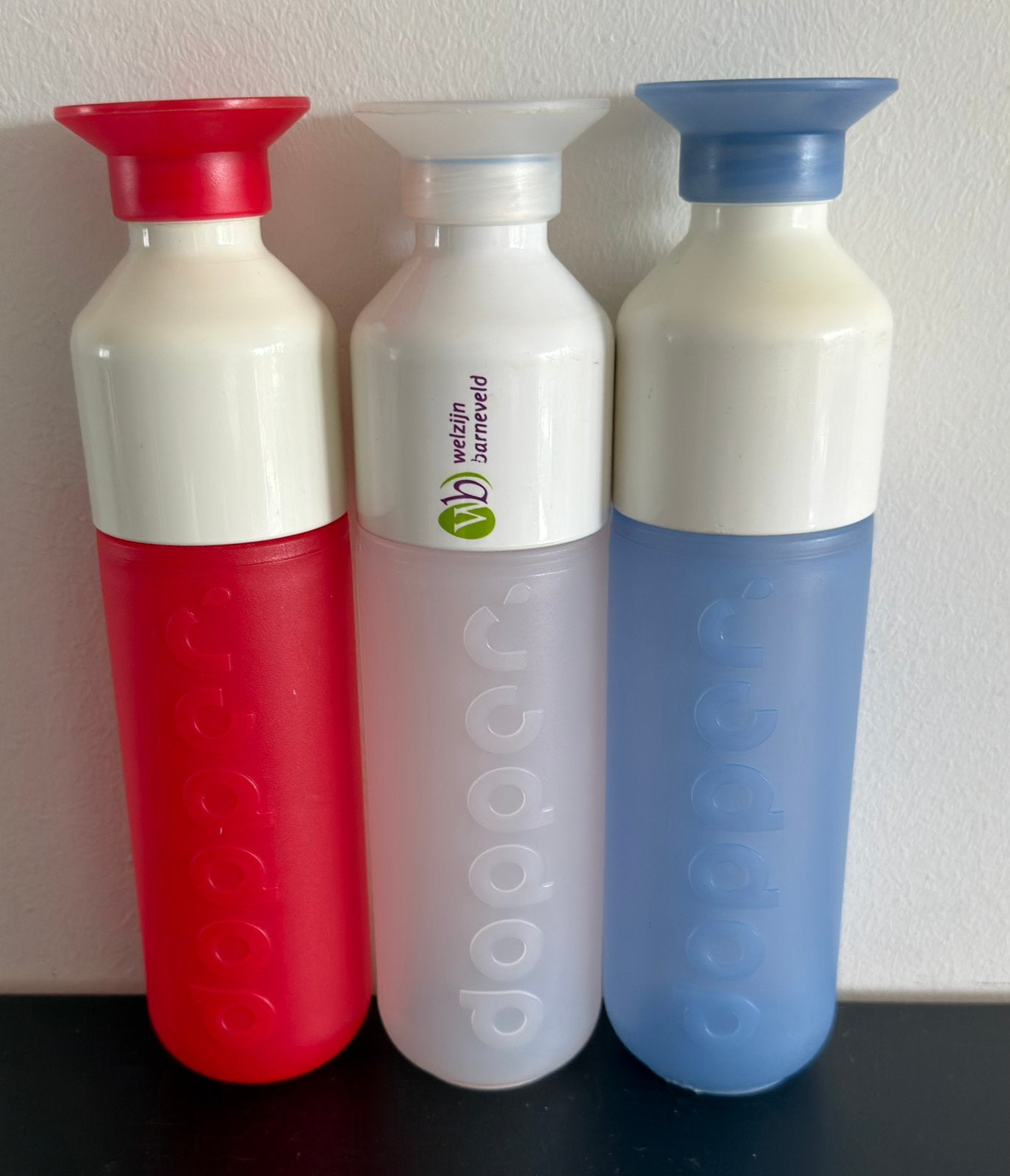 3x Dopper Original | WK 2026 | Rood Wit Blauw Doppers, Sport en Fitness, Bidons, Ophalen of Verzenden, Gebruikt