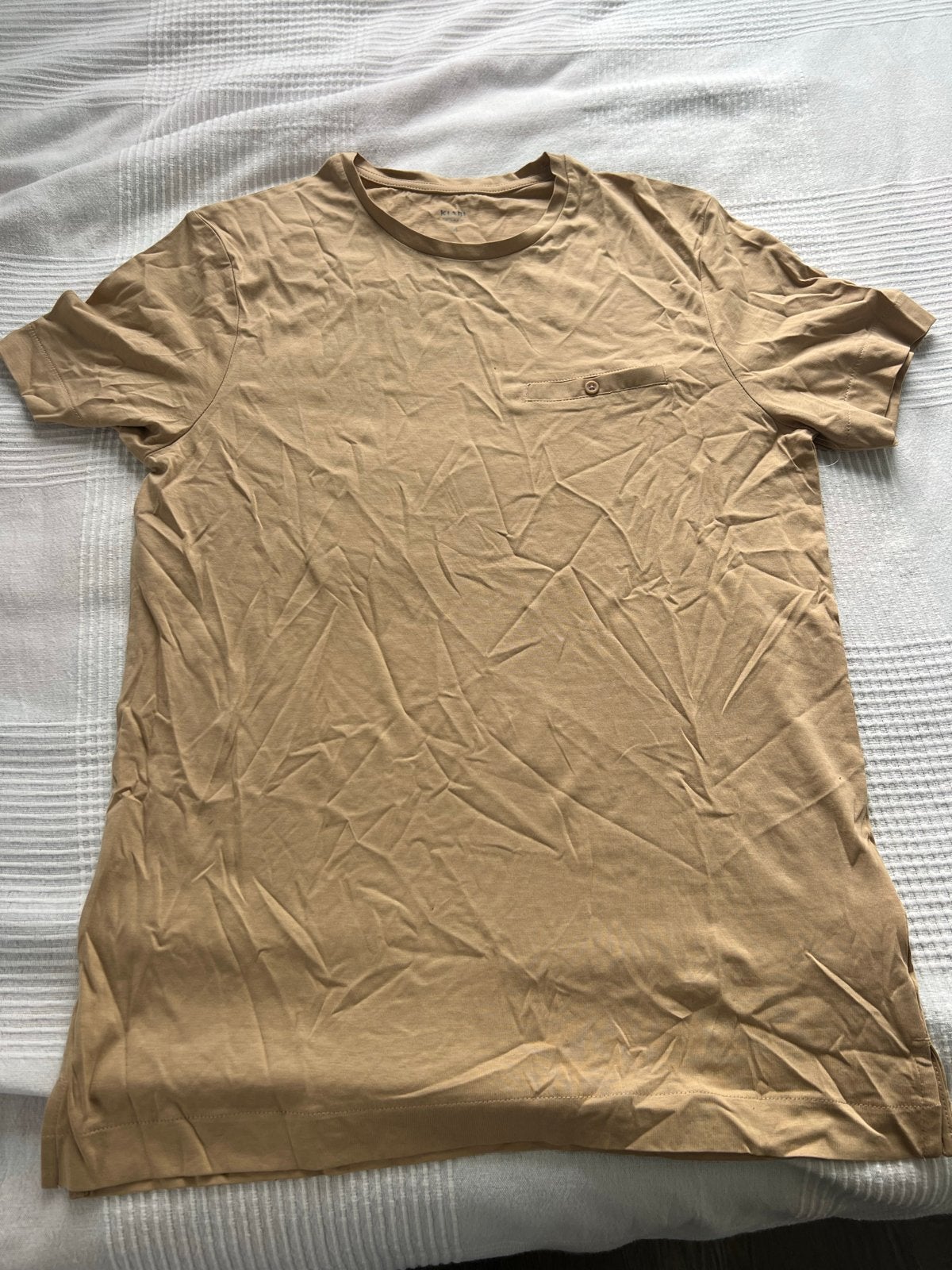 Nieuw Kiabi T-shirt - Maat M, Ophalen of Verzenden, Nieuw, Maat 48/50 (M), Beige