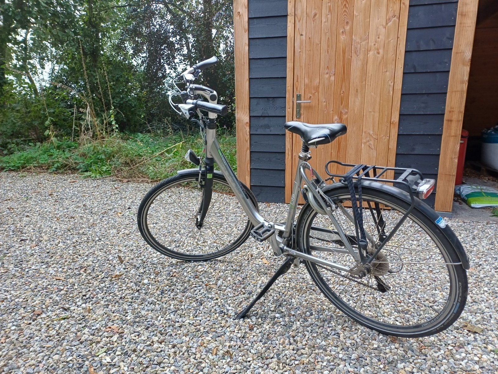 Gazelle Medeo Lite Damesfiets - Gebruikt, Fietsen en Brommers, Ophalen, Gebruikt, Velgrem, Versnellingen