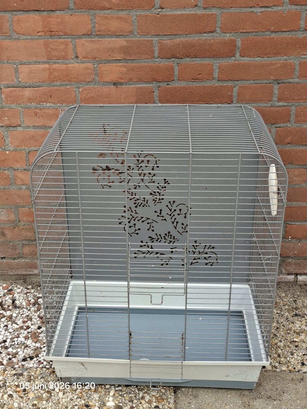 Vogelkooi, weinig gebruikt, Ophalen, Zo goed als nieuw, Metaal, Vogelkooi