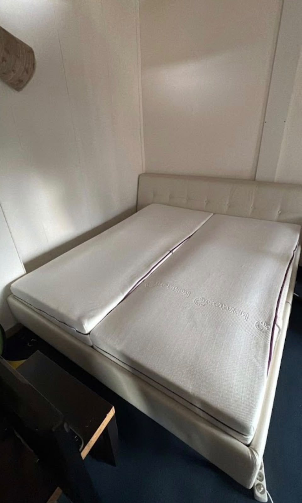 180x210 auping bodem met swiss sense matras, Huis en Inrichting, Verstelbaar, 210 cm, Tweepersoons, Ophalen of Verzenden