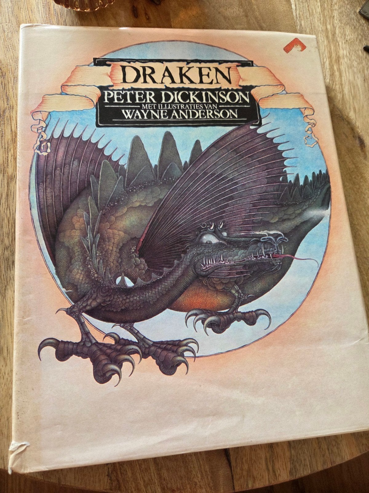Draken, Peter Dickinson, illustraties Wayne Anderson, 1e dr, Ophalen of Verzenden, Gelezen, Dickinson