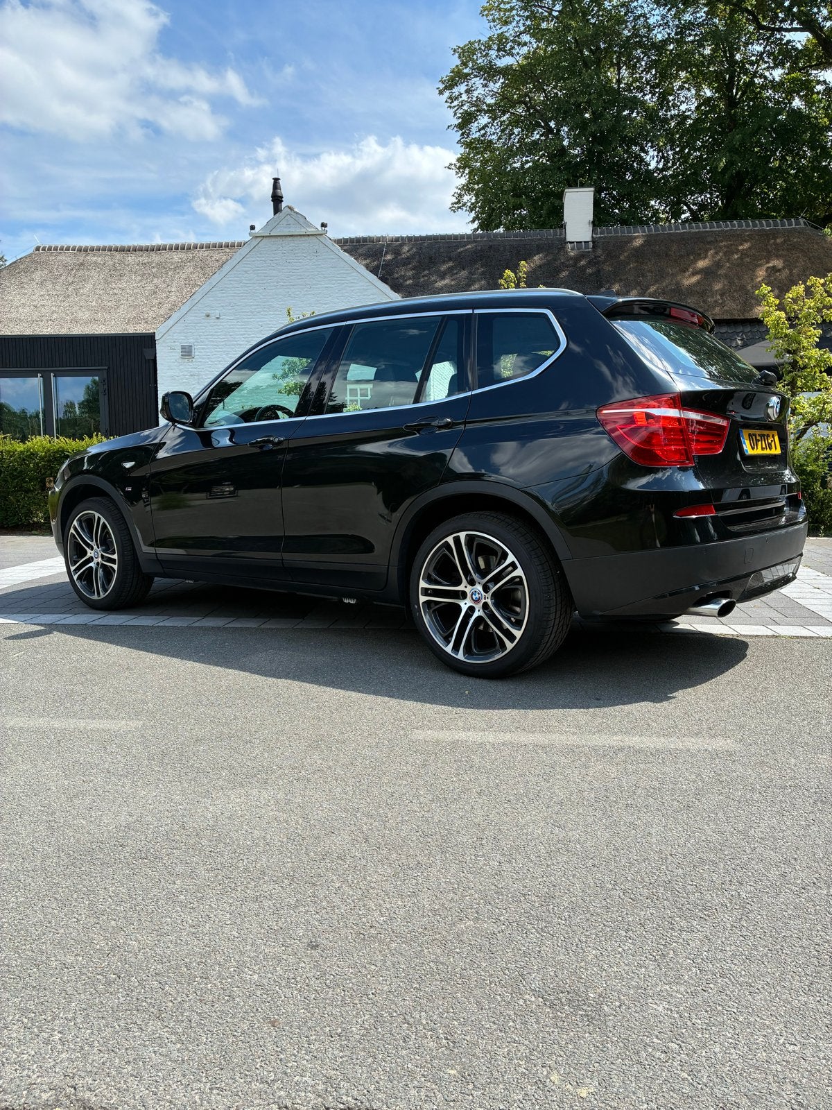 SUPERMOOIE BMW X3 2.0I XDrive M SPORT HIGH EXECUTIVE, Auto's, 4 cilinders, Zwart, Particulier, SUV of Terreinwagen