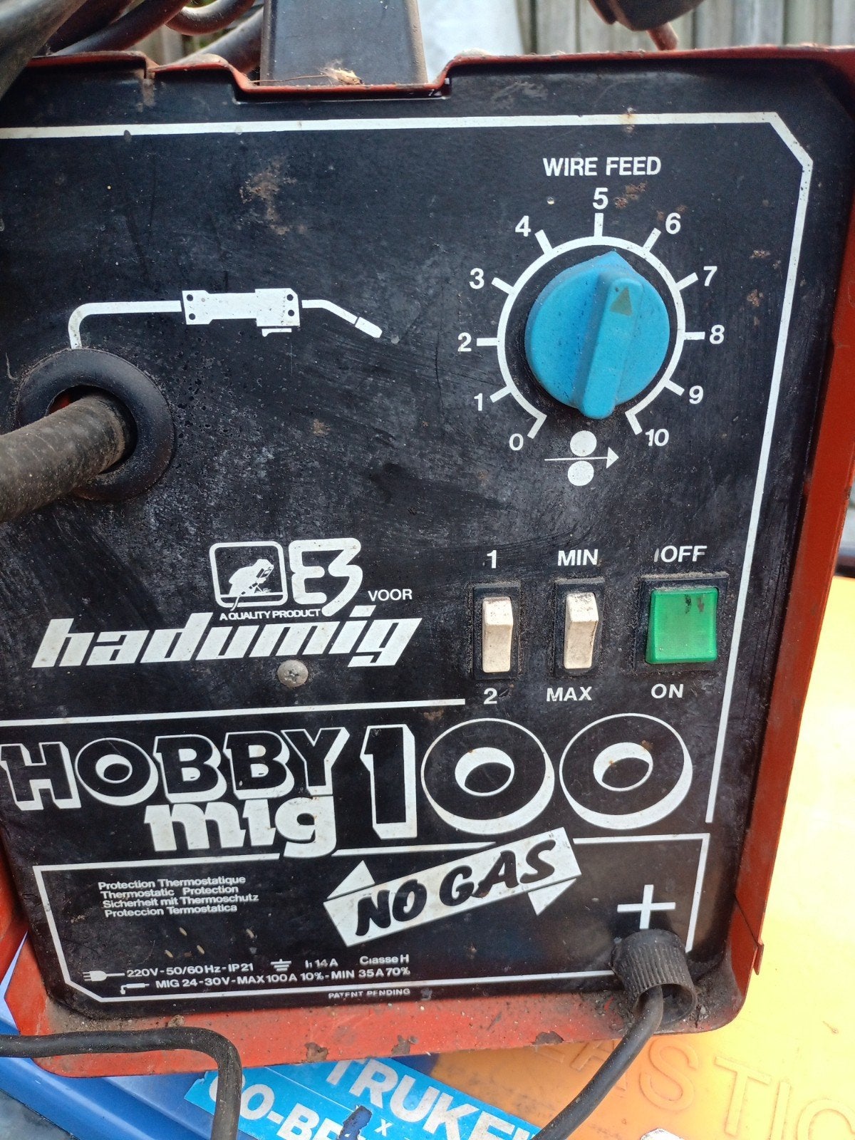 Hadumig Hobby Mig 100 Lasapparaat - No Gas, Ophalen, Gebruikt, Minder dan 150 ampère, Overige typen