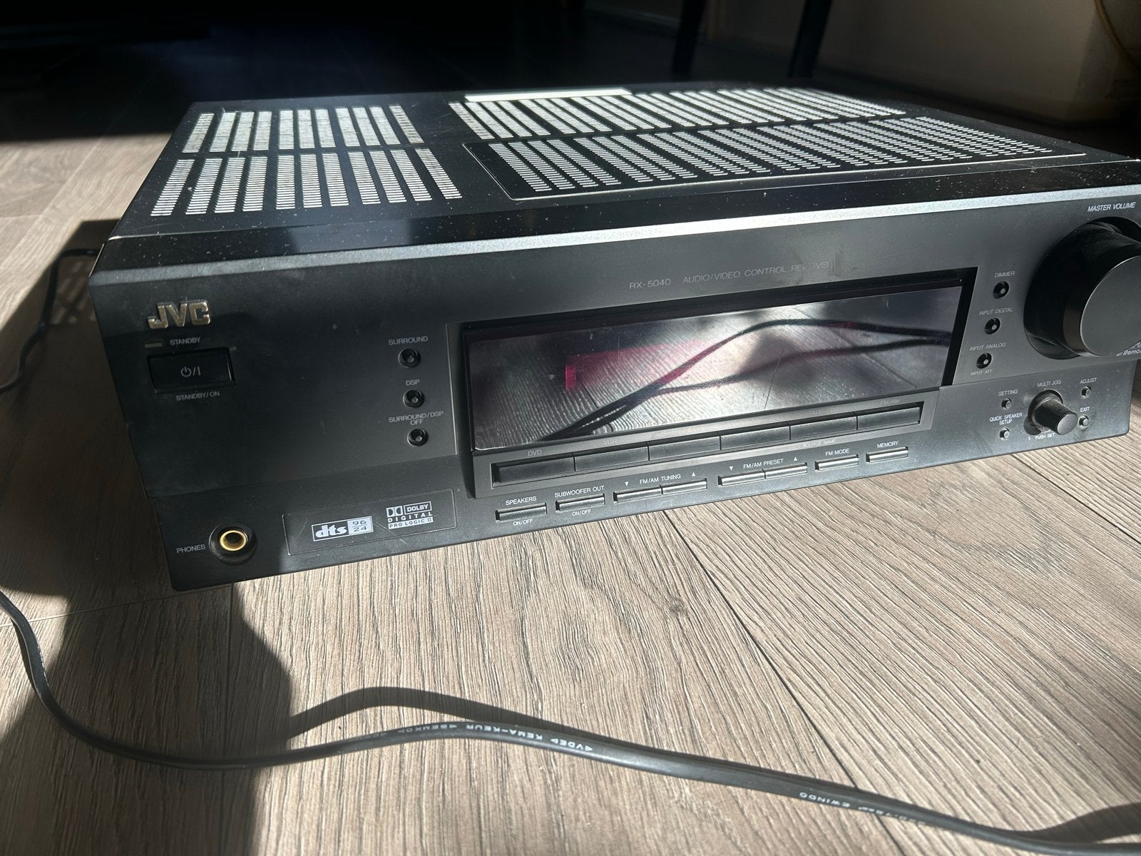 JVC RX-5040B Stereo Receiver - Audio/Video Control, Ophalen, Gebruikt, JVC, 120 watt of meer