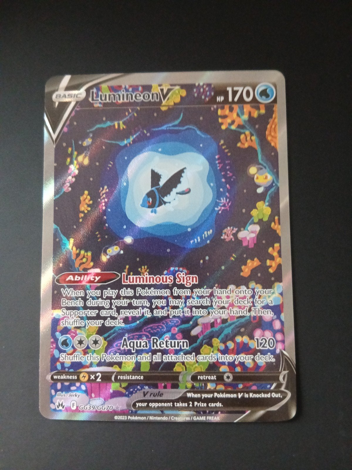 lumineon art crown zenith pokemon kaart, Ophalen, Nieuw