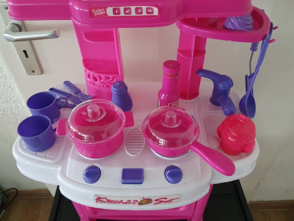 KINDEREN KEUKEN ROZE, Ophalen, Zo goed als nieuw, Meisje