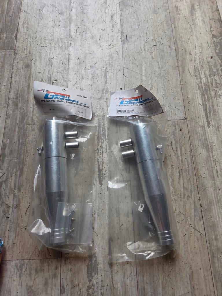 Alloy tune pipe met joint set voor HPI Savage XL, Nieuw, Ophalen of Verzenden, Onderdeel, Nitro