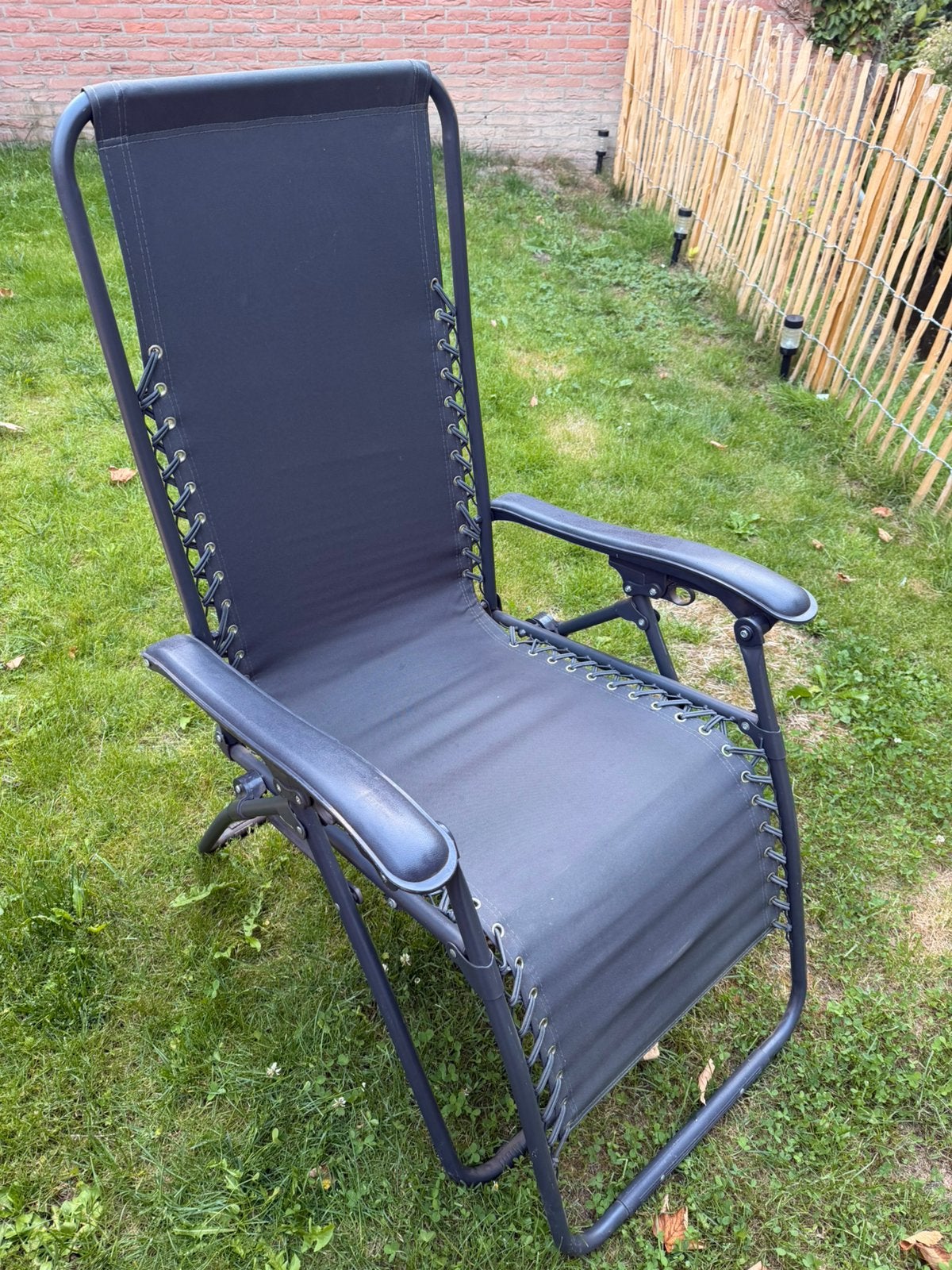 2 Lig stoelen, Ophalen, Zo goed als nieuw, Aluminium, Verstelbaar