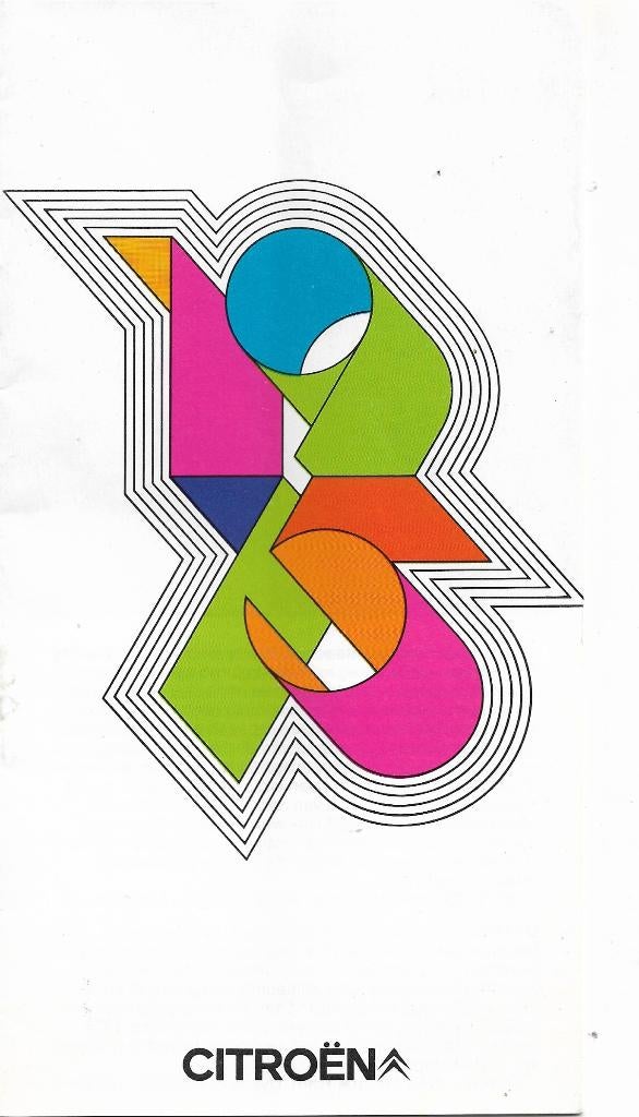 Kleine brochure CITROËN programma / modellen, 1975 (NL)., Verzenden, Nieuw, Citroën, Citroën