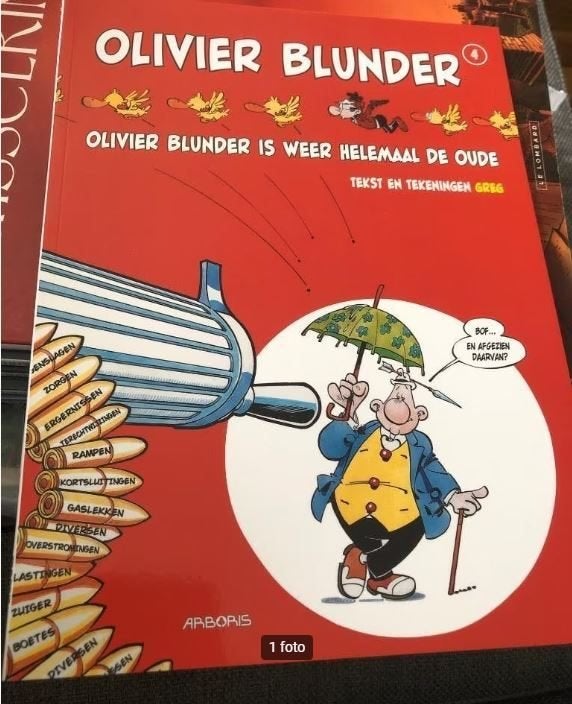 olivier blunder is weer helemaal de oude k5, Boeken, Eén stripboek, Ophalen of Verzenden, Zo goed als nieuw