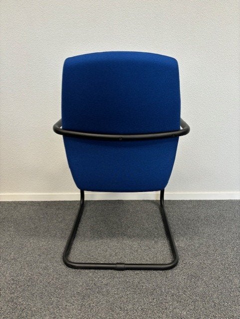Vergaderstoelen Uni Sitland blauw (jong gebruikt!) circa 22x, Niet ingevuld, Gebruikt, Blauw, Niet ingevuld