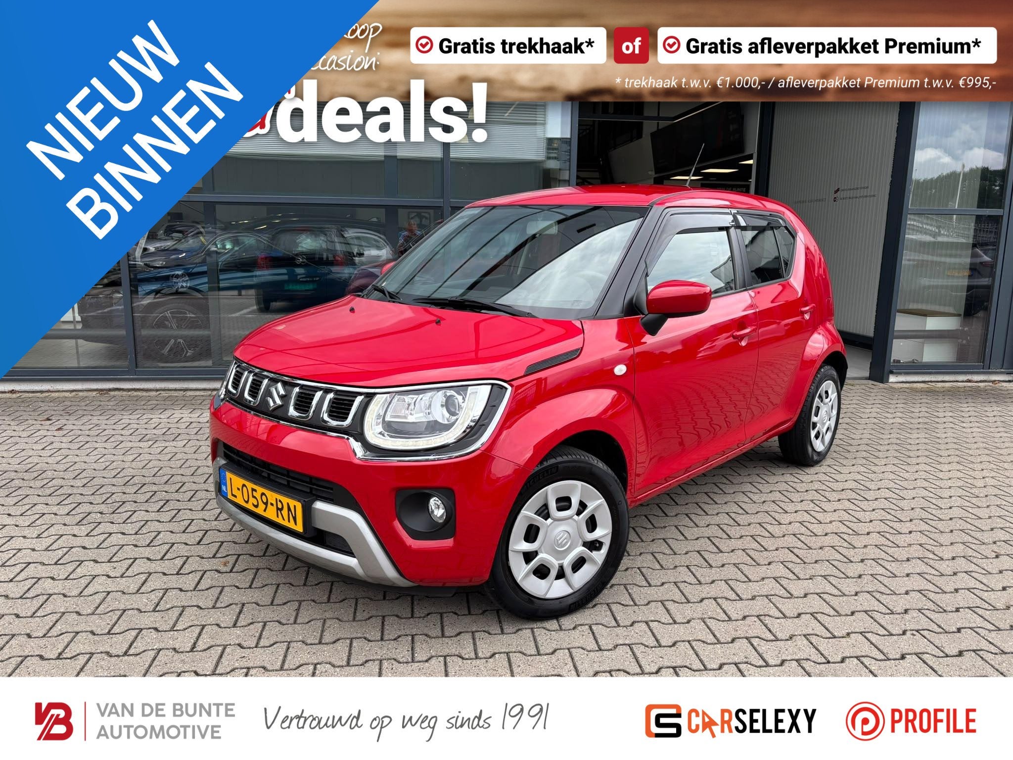 Suzuki Ignis 1.2 Smart Hybrid Comfort, Auto's, Suzuki, Voorwielaandrijving, Stof, Gebruikt, Euro 6
