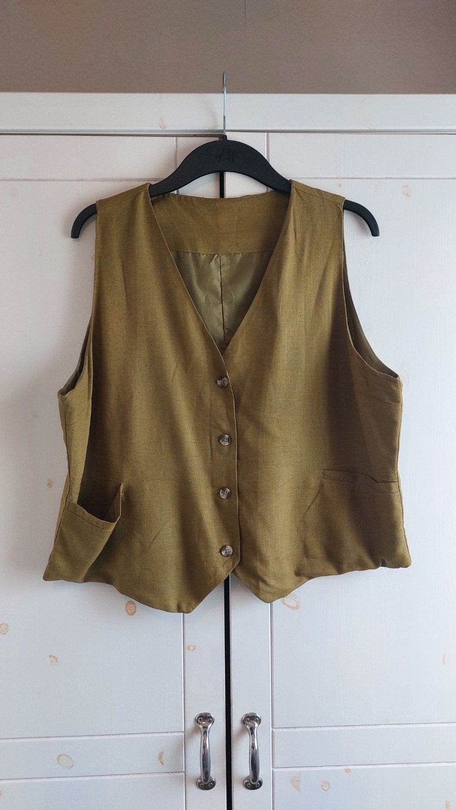 Zeeman gilet army-green maat 42, Verzenden, Zeeman, Maat 42/44 (L), Zo goed als nieuw