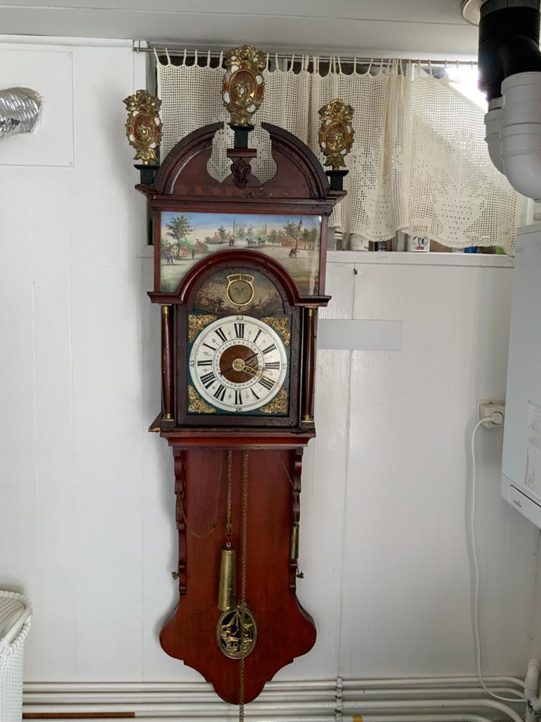 Antieke Groninger staartklok., Ophalen of Verzenden