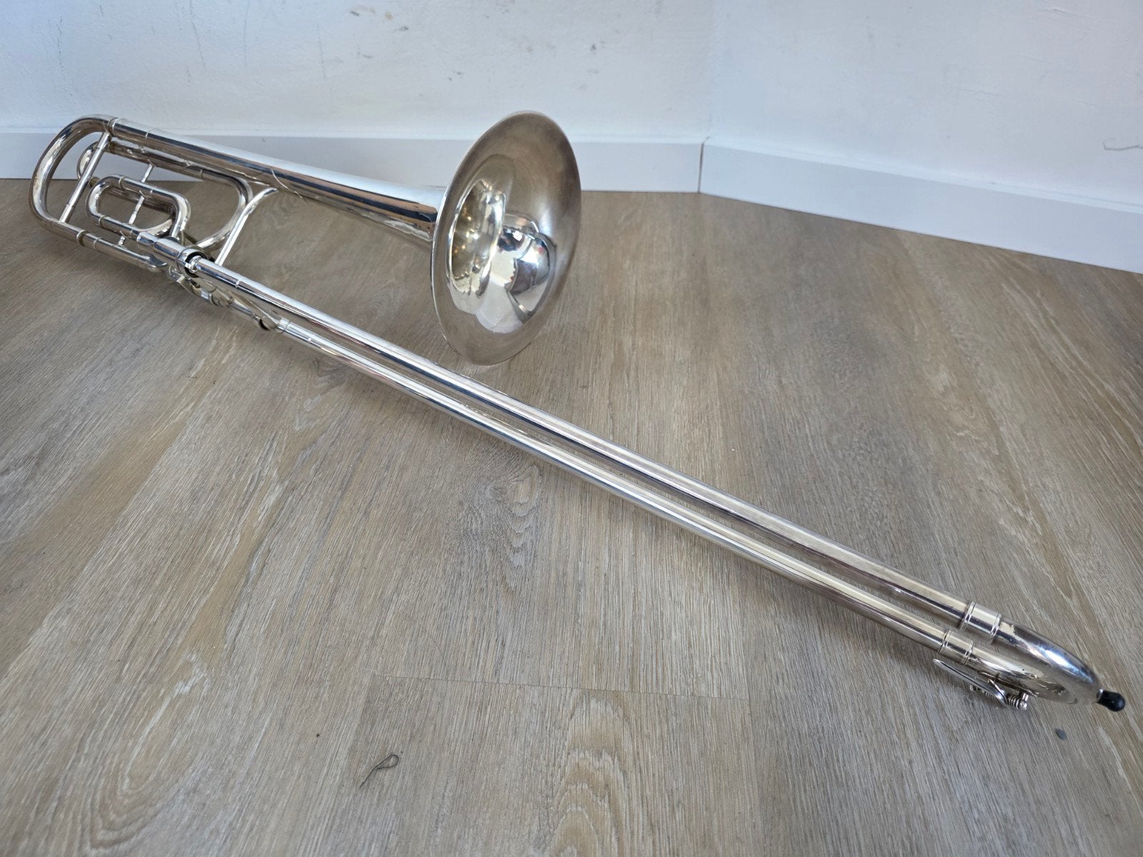 King 2104 / Sonorous Trombone, Muziek en Instrumenten, Ophalen of Verzenden, Gebruikt, Tenor, Met koffer