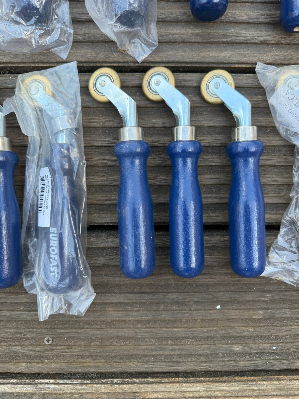Nieuwe aandruk rolletjes PVC & resitrix, Kunststof, Zwart, Nieuw, Ophalen of Verzenden