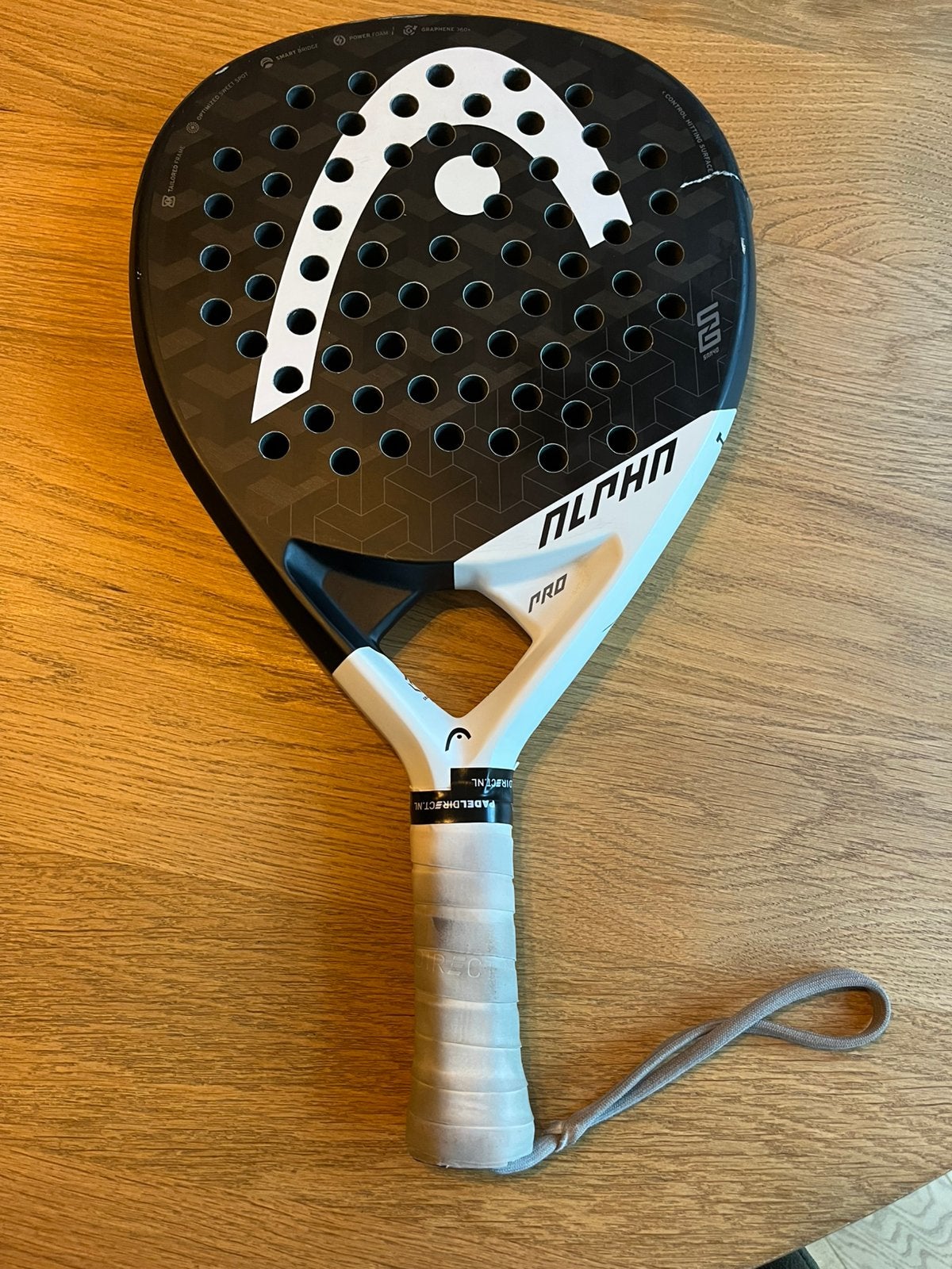 Head Alpha Pro Padelracket - gebruikt, Ophalen of Verzenden, Gebruikt, Padelracket