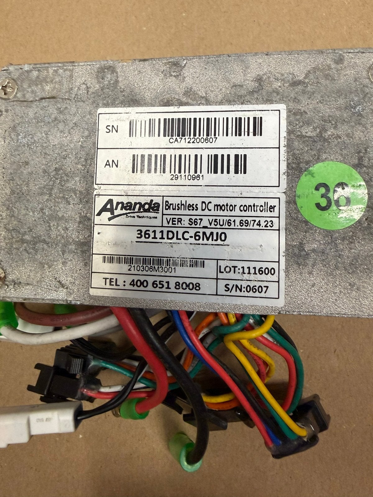 Sparta C4 Ananda Controller 36V., Elektrische fiets, Overige materialen, Overige typen, Ophalen of Verzenden