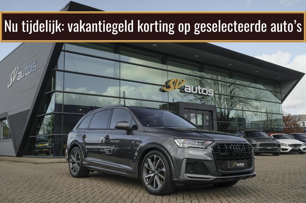 Audi Q7 55 TFSIe 381pk Quattro S-line *BTW* RS-stoelen B&O A, Automaat, 14 kWh, Gebruikt, 2995 cc