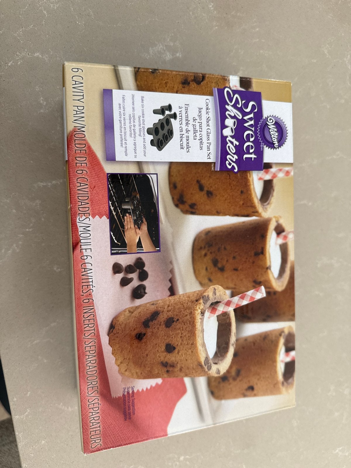 Wilton Sweet Shooters Cookie Shot Glass Pan Set, Huis en Inrichting, Overige typen, Nieuw, Ophalen of Verzenden, Zwart