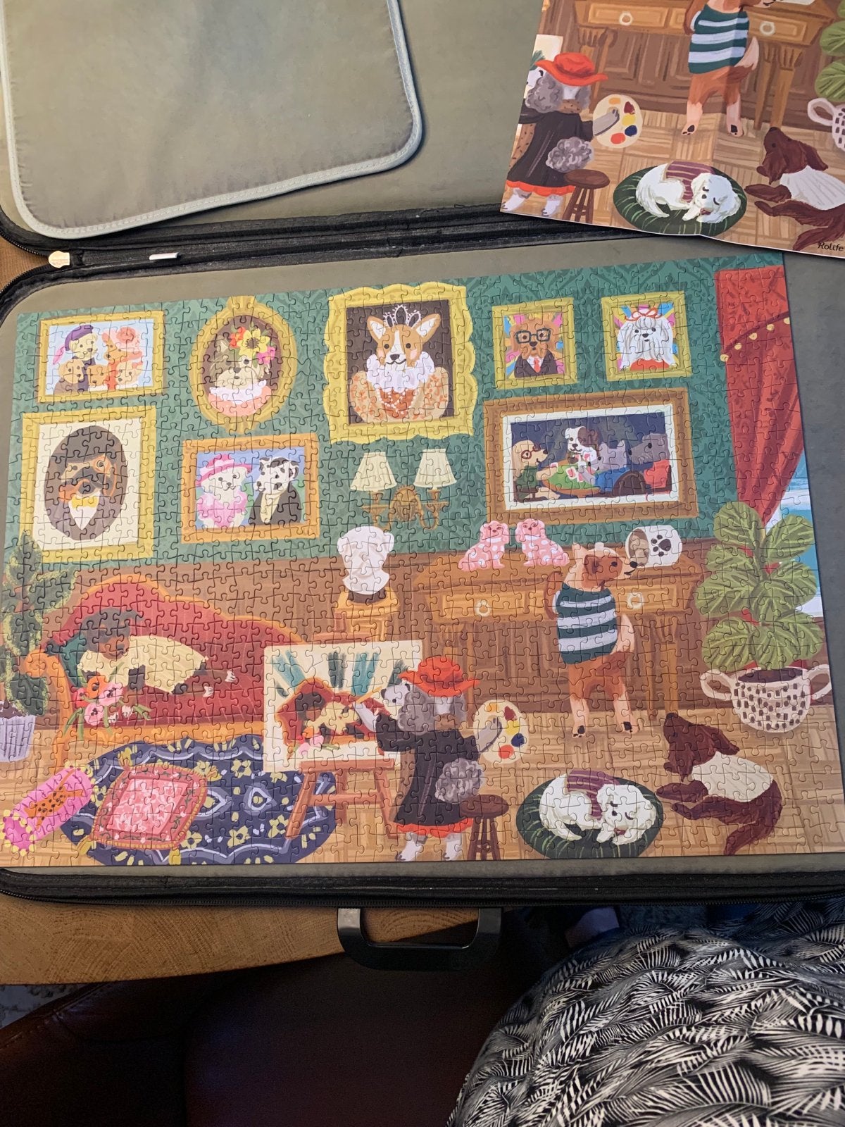 Joypiece legpuzzel 1000 stukjes - Honden in huis, Ophalen of Verzenden, 500 t/m 1500 stukjes, Gebruikt, Legpuzzel