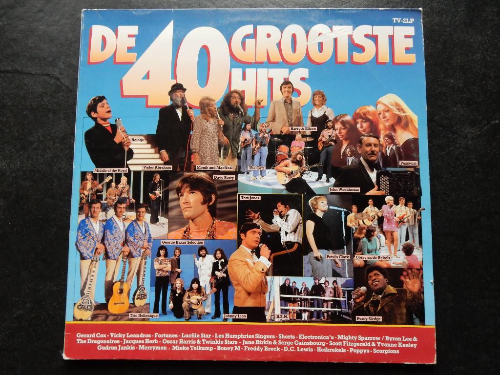 De 40 grootste hits - Various (2-LP), Ophalen of Verzenden, Gebruikt, 12 inch, Pop