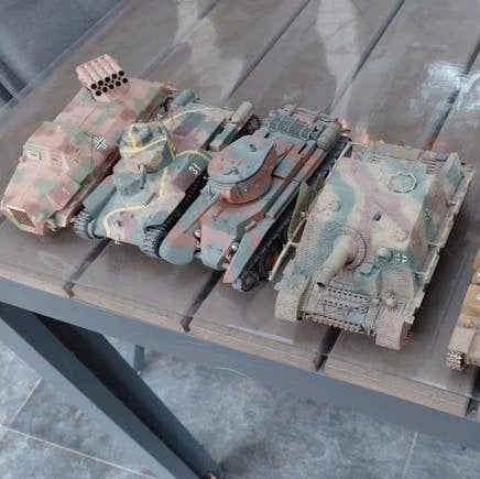 Modelbouw tank panzerwagen. Halftrack 1:35 ?, Hobby en Vrije tijd, Modelbouw | Auto's en Voertuigen, Gebruikt, Tank, 1:32 tot 1:50