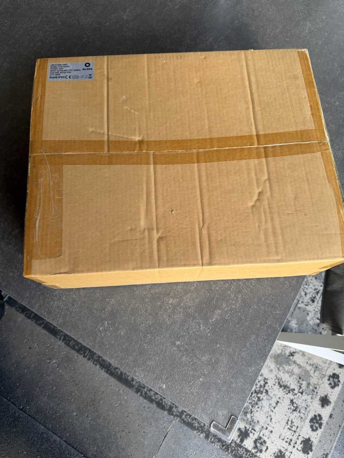 QLEDS LED Flood Light FLQ-100-NW - Nieuw in doos 2 stuks, Ophalen of Verzenden, Nieuw, Minder dan 50 watt