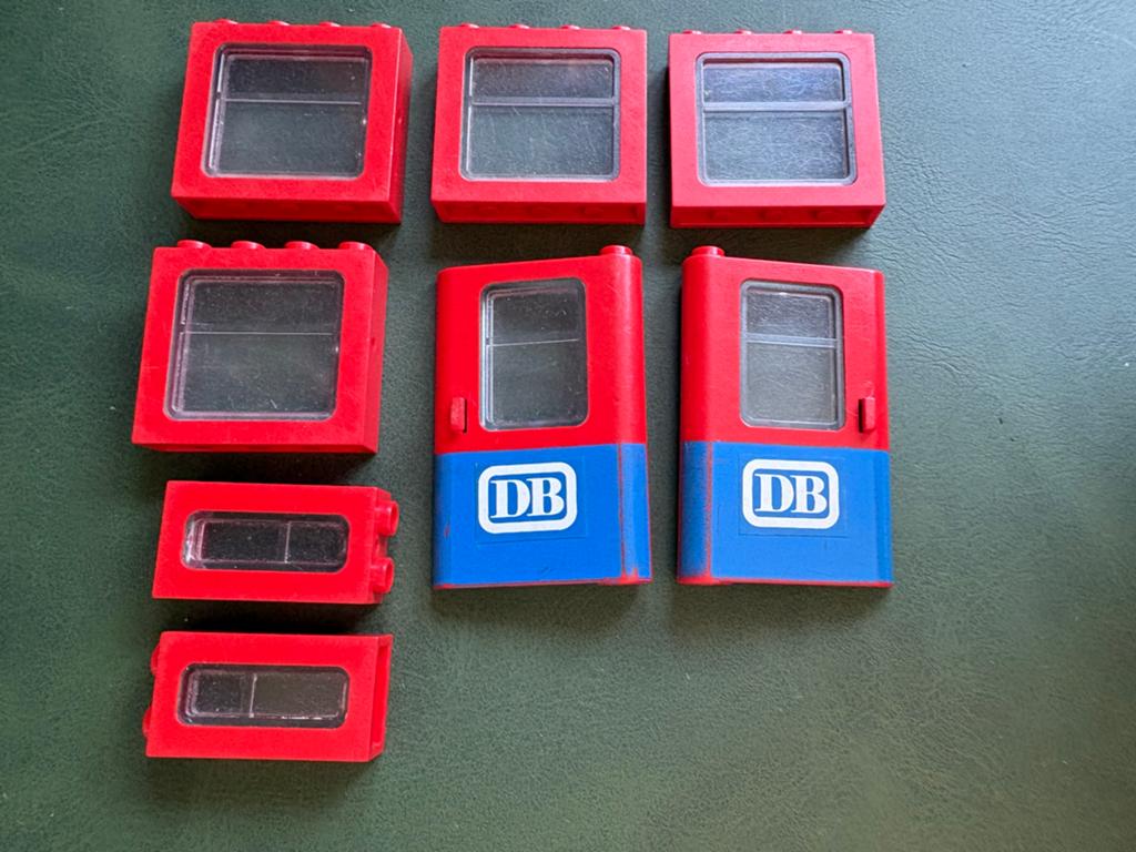 Lego trein ramen deuren, Kinderen en Baby's, Speelgoed | Duplo en Lego, Zo goed als nieuw, Verzenden