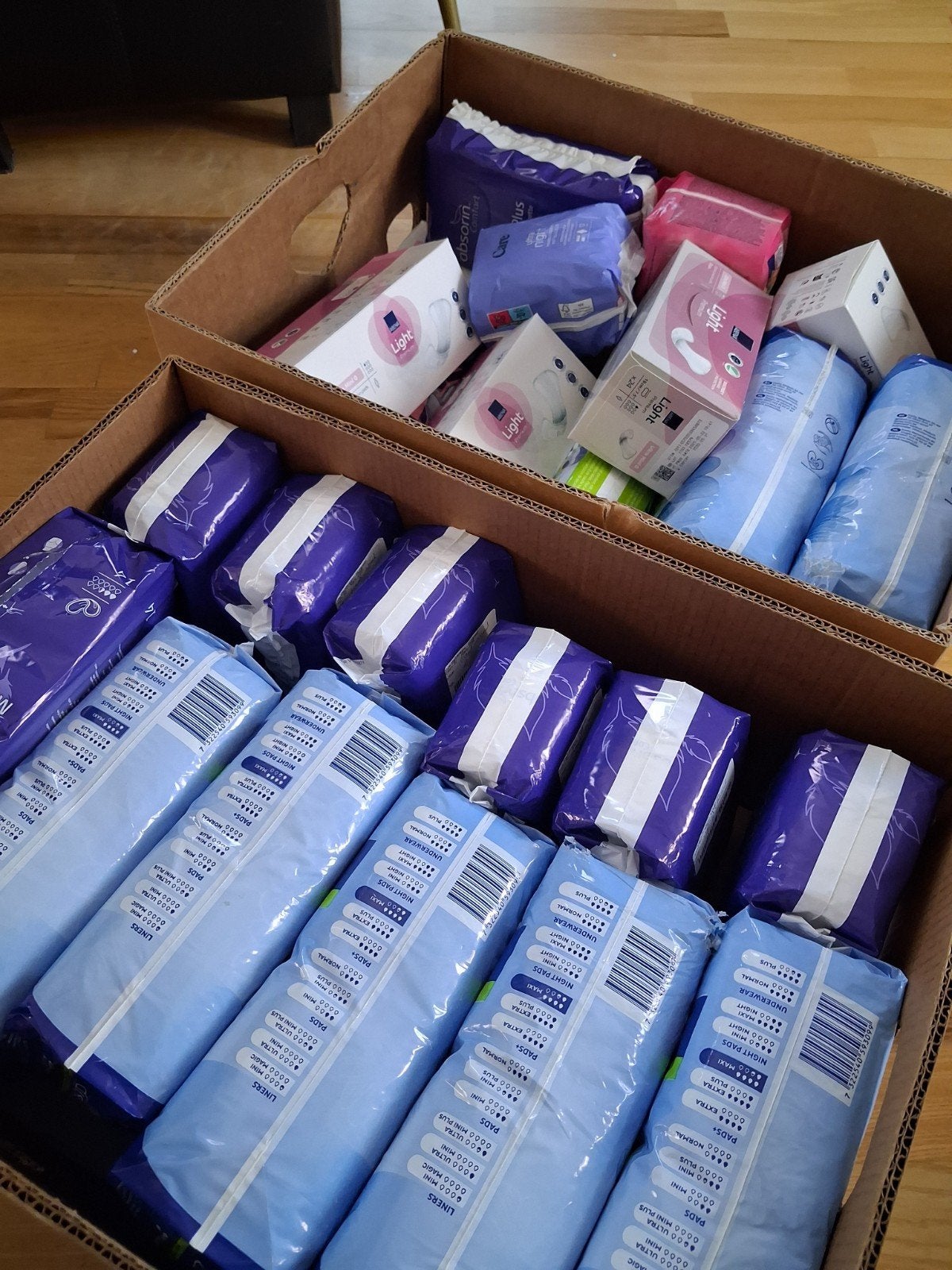 maandverband, Ophalen, Nieuw